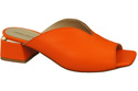 Dámská obuv Orange Heeled Flip Flops Natural Leather 210 ElitaBut