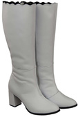 Dámské boty White Classic přírodní kůže 176 ElitaBut