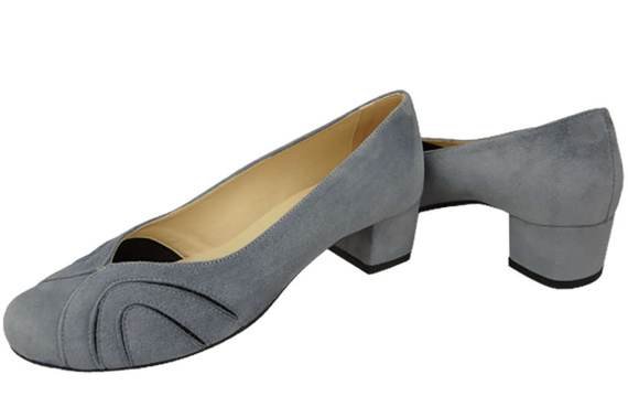 Dámská obuv Dámské semišové kožené lodičky Ash 786 Z ElitaBut