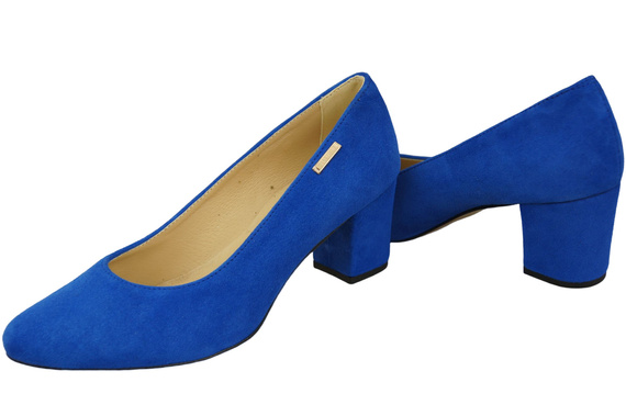 Dámská obuv Azure Natural Leather Suede pumps 106 ElitaBut
