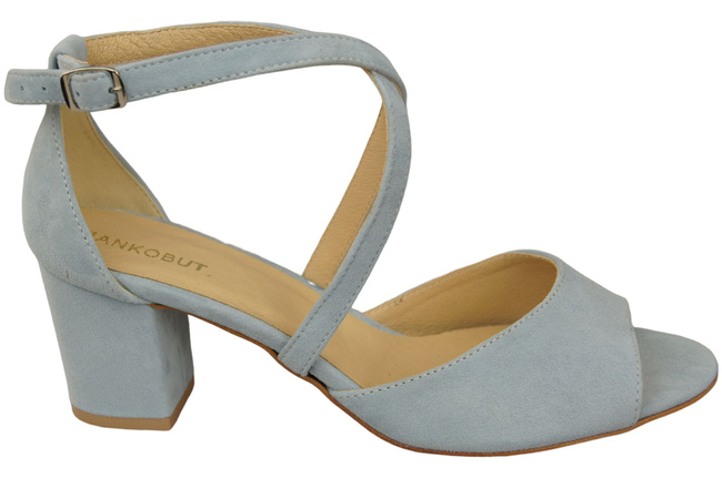 Dámská obuv Sandály Bright Blue semišová kůže 111 ElitaBut