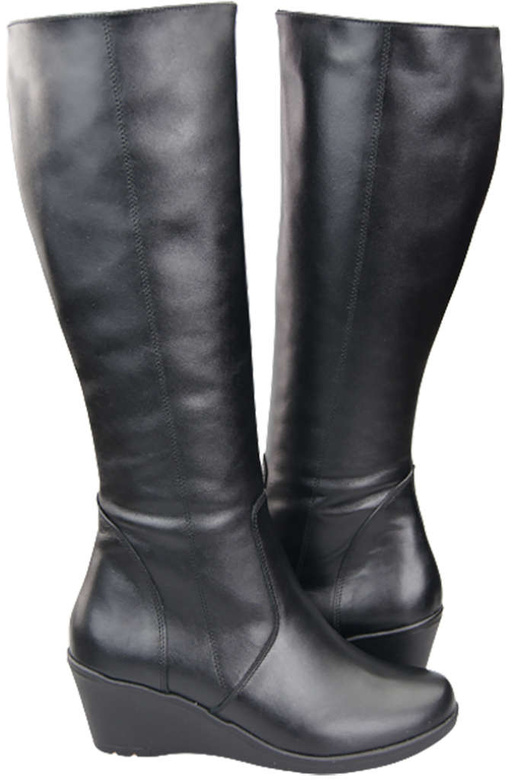 Obuv Dámské kotníkové boty Přírodní kůže Černá 177 ElitaBut