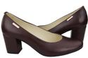 Dámská obuv Maroon Natural Grained Leather 125 ElitaBut