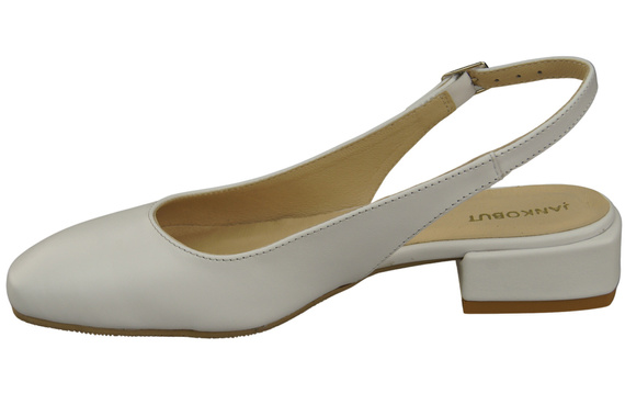 Dámské sandály na plochém podpatku z přírodní kůže 206 ElitaBut