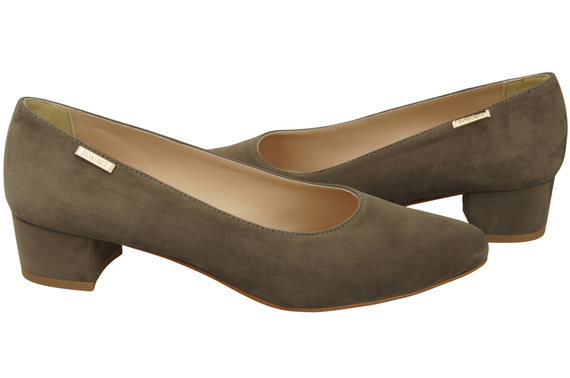 Pohodlná dámská obuv Světle hnědá přírodní semišová kůže 220 od ElitaBut