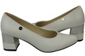 Dámská obuv White Natural Leather pumps 142 ElitaBut
