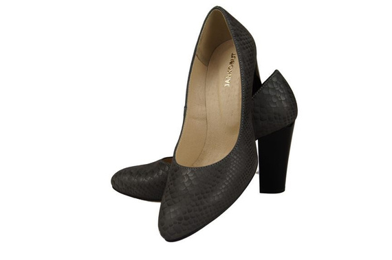 Dámská obuv Dámské kožené lodičky s motivem vah Ash 926 ElitaBut