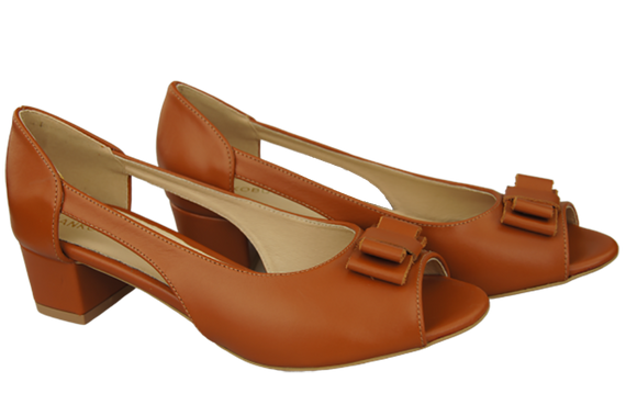 Dámská obuv Červené sandály Přírodní kůže 145 ElitaBut