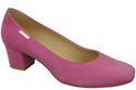 Pohodlná dámská obuv Fuchsia Natural Suede Leather 172 od ElitaBut