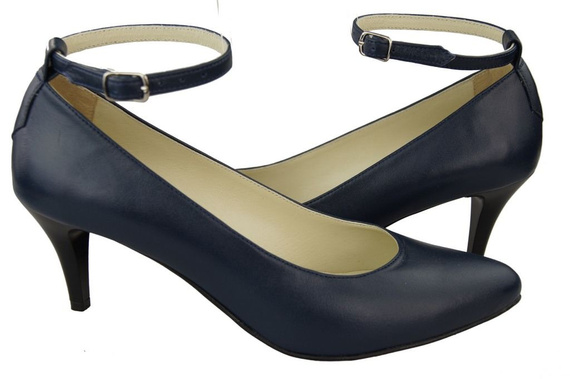 Dámská obuv Navy blue Přírodní kůže 997 ElitaBut