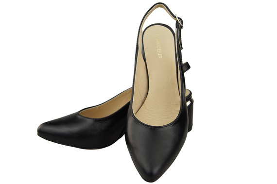 Dámská obuv Sandály Černá přírodní kůže 196 ElitaBut