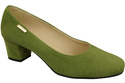 Pohodlná dámská obuv Pistachio Natural Leather Suede 172 Od ElitaBut