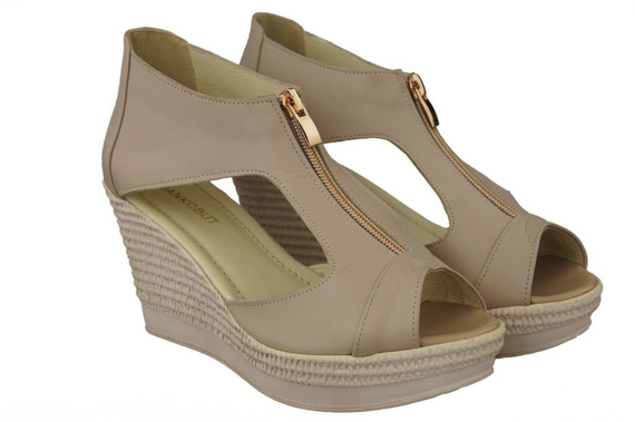 Dámské sandály Anchor Natural Leather Cappuccino Lico 993 ElitaBut