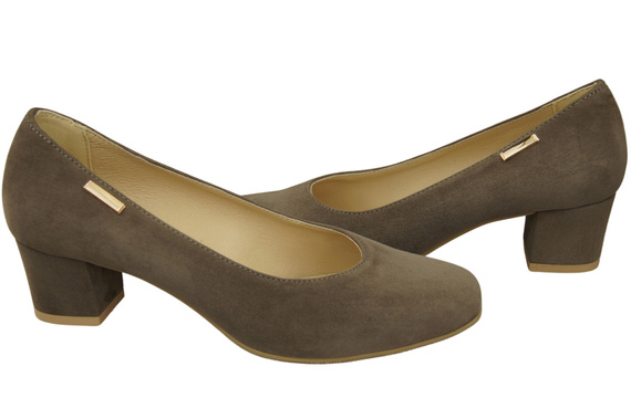 Pohodlná dámská obuv Pumpkins Light Brown Suede Natural Leather 172 Od ElitaBut