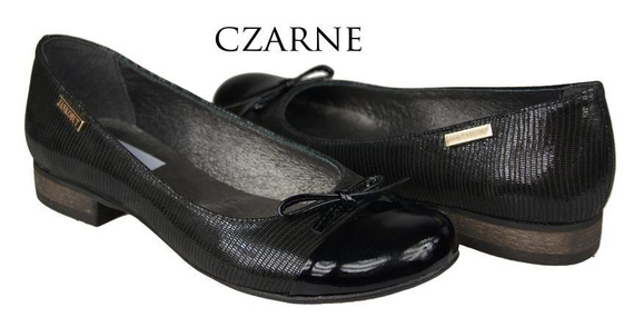 Dámské baletní boty Natural leather Black 873 ElitaBut