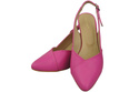 Dámská obuv Fuchsia Stiletto Sandály z přírodní kůže 217 ElitaBut