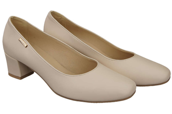 Dámská obuv Natural Leather 172 Beige ElitaBut