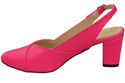 Dámská obuv Neon Pink Stiletto Sandály Natural Leather 217 ElitaBut