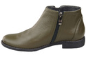 Dámská obuv Dámské kozačky Olive Warmed Natural Leather 872 Z Elitabut