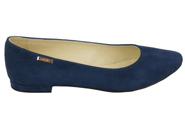 Dámské boty Baleríny navy blue semišová kůže 131 ElitaBut