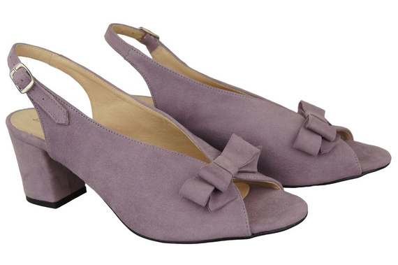 Dámská obuv Sandály Lila přírodní kůže Semiš 148 ElitaBut