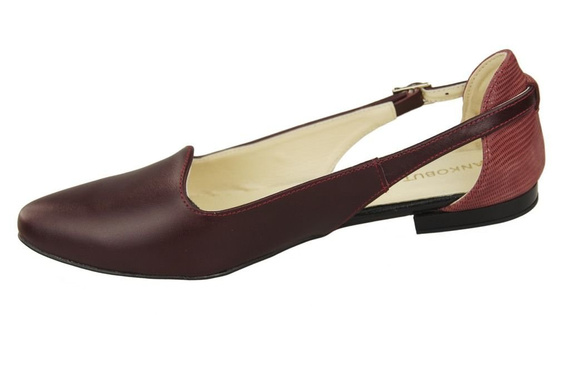 Dámská obuv Sandály Maroon Natural Leather 127 ElitaBut