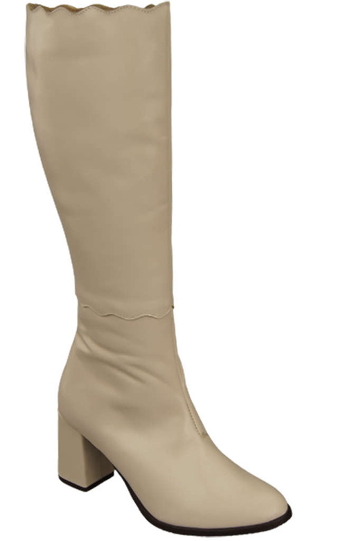 Dámské boty Beige Classic přírodní kůže 176 ElitaBut