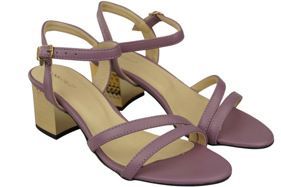 Dámská obuv Lila Natural Leather 197 Smyslně odhalující sandály na nohou ElitaBut