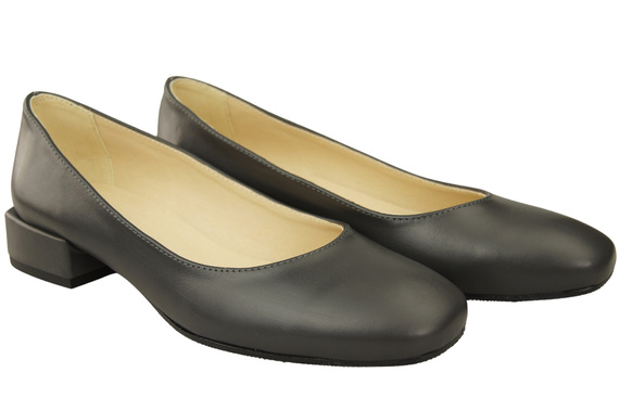 Pohodlná dámská obuv Graphite Flats Natural Leather 204 ElitaBut