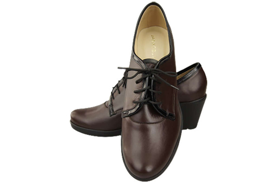 Obuv Dámské polobotky On Anchor přírodní kůže Chocolate 181 ElitaBut