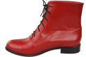 Dámské kozačky červené Jaro/podzim přírodní kůže 155 L ElitaBut