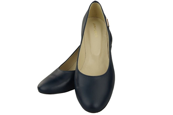 Dámská obuv Navy Blue Faced Leather 125 ElitaBut Natural