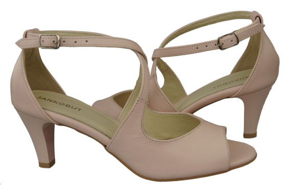 Dámská obuv Sandály Růžová přírodní kůže 115 ElitaBut