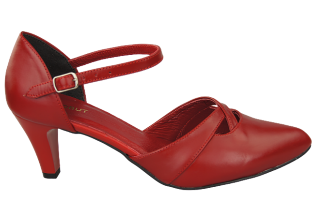 Dámská obuv Sandály Červená přírodní kůže 151 ElitaBut