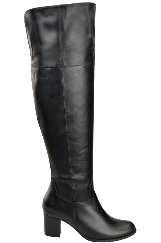 Dámské boty Black Musketeers High over the knee natural leather 190 ElitaBut