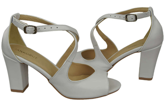 Dámská obuv Sandály White Natural Leather 186 ElitaBut