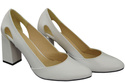 Dámská obuv White Natural Leather pumps 184 ElitaBut