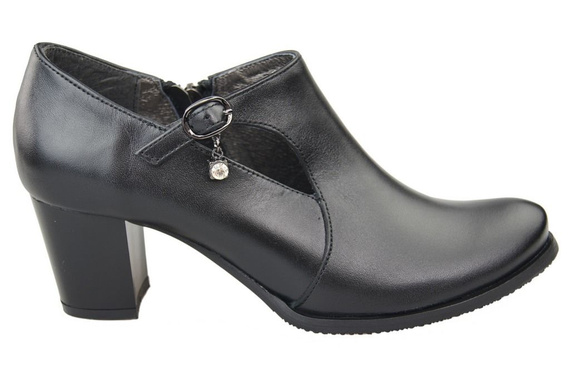 Dámské boty z přírodní kůže Black 109 ElitaBut