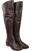 Obuv Dámské kozačky Chocolate Musketeers High over the knee natural leather 638 ElitaBut