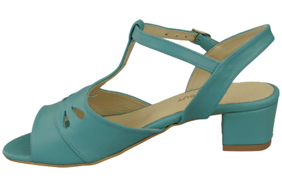 Dámská obuv Tyrkysové sandály Přírodní kůže 169 ElitaBut