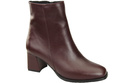Dámské boty Maroon for Zimní přírodní kůže 214 Z ElitaBut