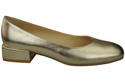 Pohodlná dámská obuv Gold Flats Natural Leather 204 ElitaBut