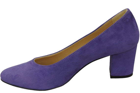 Dámská obuv Dámská fialová přírodní semišová kůže 106 ElitaBut
