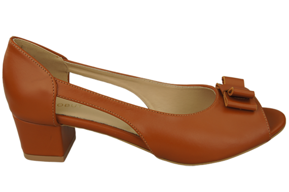 Dámská obuv Červené sandály Přírodní kůže 145 ElitaBut