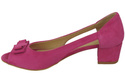 Dámské sandály Fuchsia Natural Suede Leather 145 Z ElitaBut