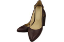 Dámská obuv Maroon Natural Leather pumps 184 ElitaBut
