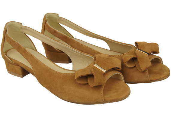 Dámská obuv Červené semišové sandály z přírodní kůže 994 Z Kombinace stylu a pohodlí ElitaBut