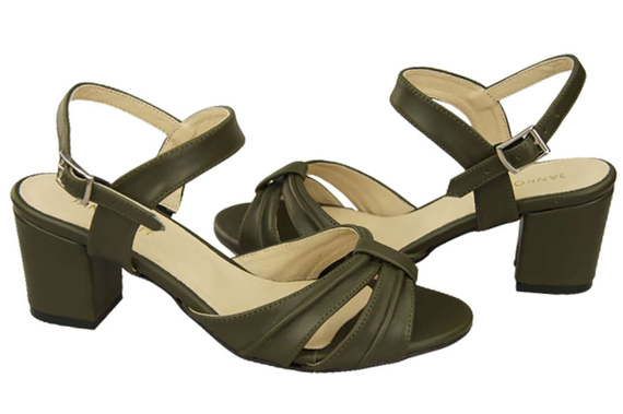 Dámská obuv Olive Leather Sandals 168 ElitaBut