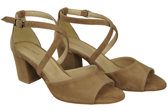 Dámská obuv Olive Leather Suede Sandals 111 ElitaBut