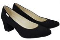 Dámská obuv Black Suede Natural Leather pumps 106 ElitaBut